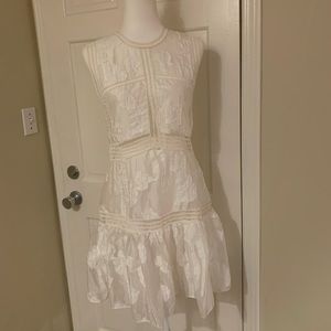 ALEXIS WHITE DRESS SIZE S New with tag